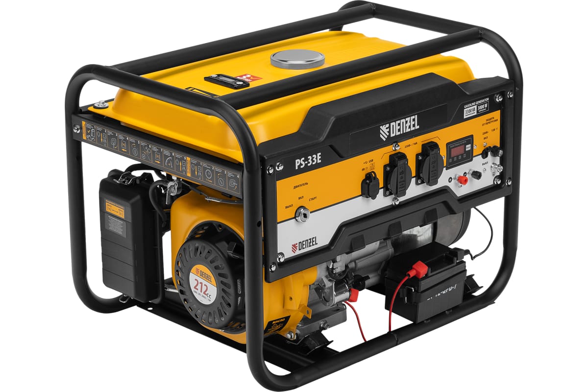 Discover the Denzel | Gasoline Generator | PS-33E - PS-33 | 3.3KW