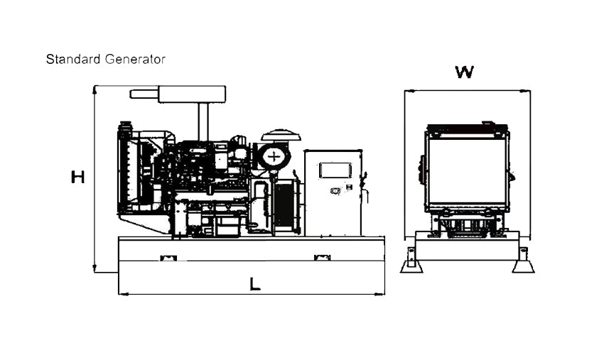 Perkins Uk - 22 kva Diesel Silent Generator - Leroy Somer Alternator