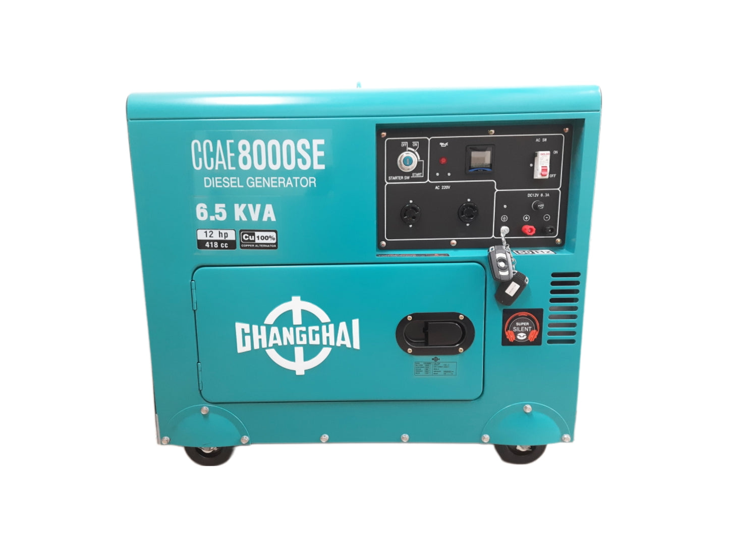 CCAE8000SE - 6.5 KVA Diesel Silent Generator - CHANGCHAI