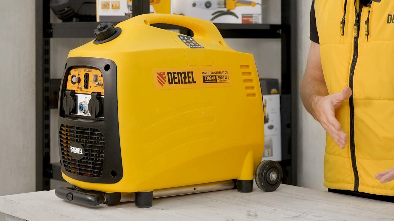 Inverter Generator DENZEL GT-3200iSE, 3.2 kW, 230 V, 6 l tank, - Electric Starter