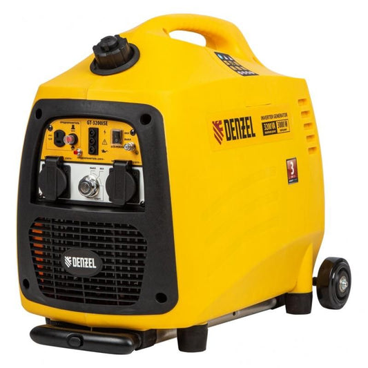 Inverter Generator DENZEL GT-3200iSE, 3.2 kW, 230 V, 6 l tank, - Electric Starter